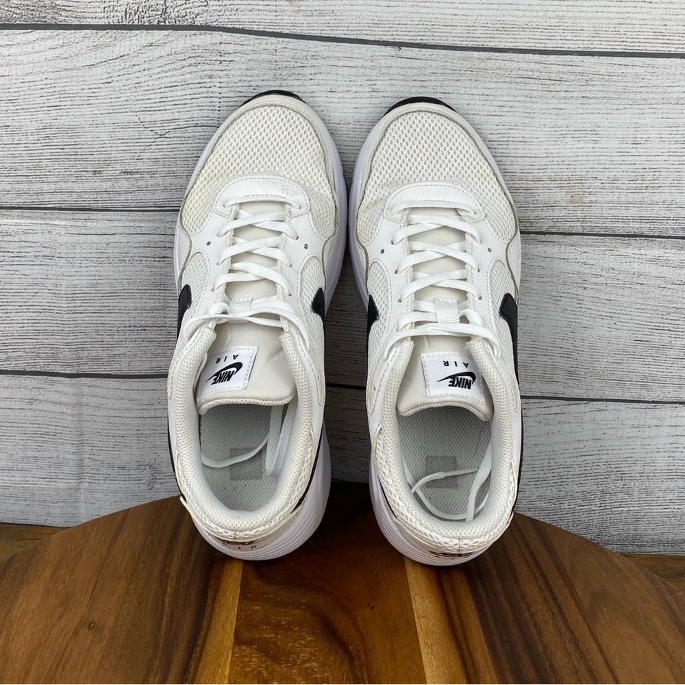 Nike Air Max SC White Black Shoes CZ5358-102 Youth Size 7 / Women’s Size 8.5 - Picture 10 of 12